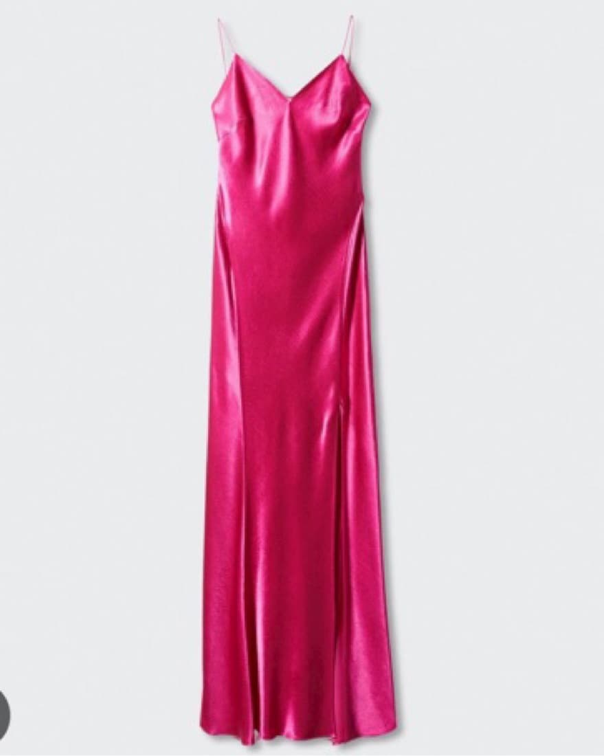 Pink Backless Slipdress Inc Headpiece  - Image 5