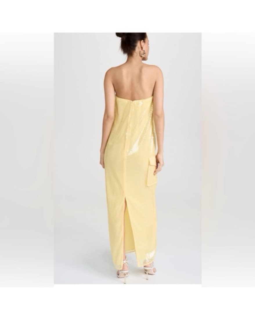 STAUD Casey Dress Yellow  - Image 2