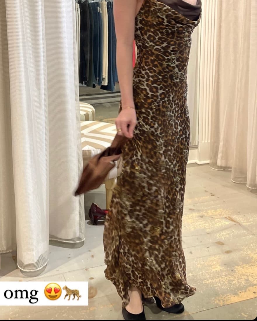 Vintage Leopard Maxi Dress  - Image 2