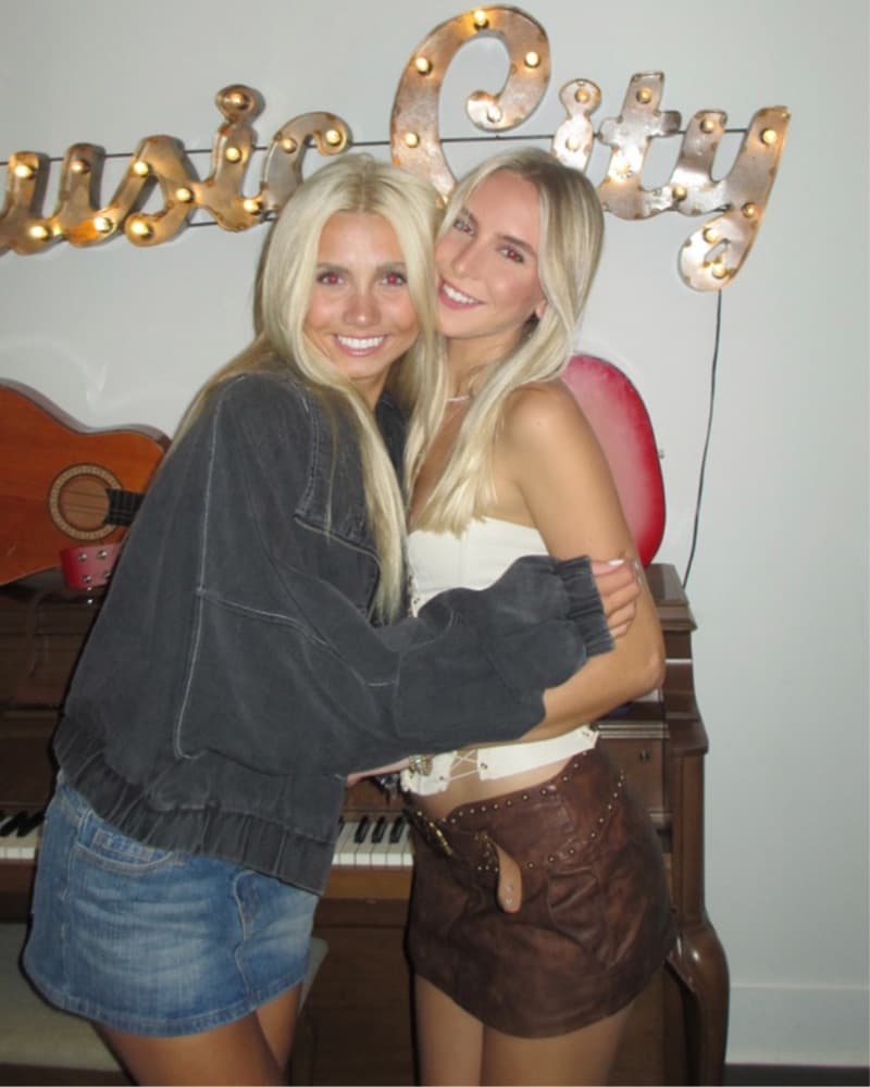 Western Brown Leather Mini Skirt  - Image 2