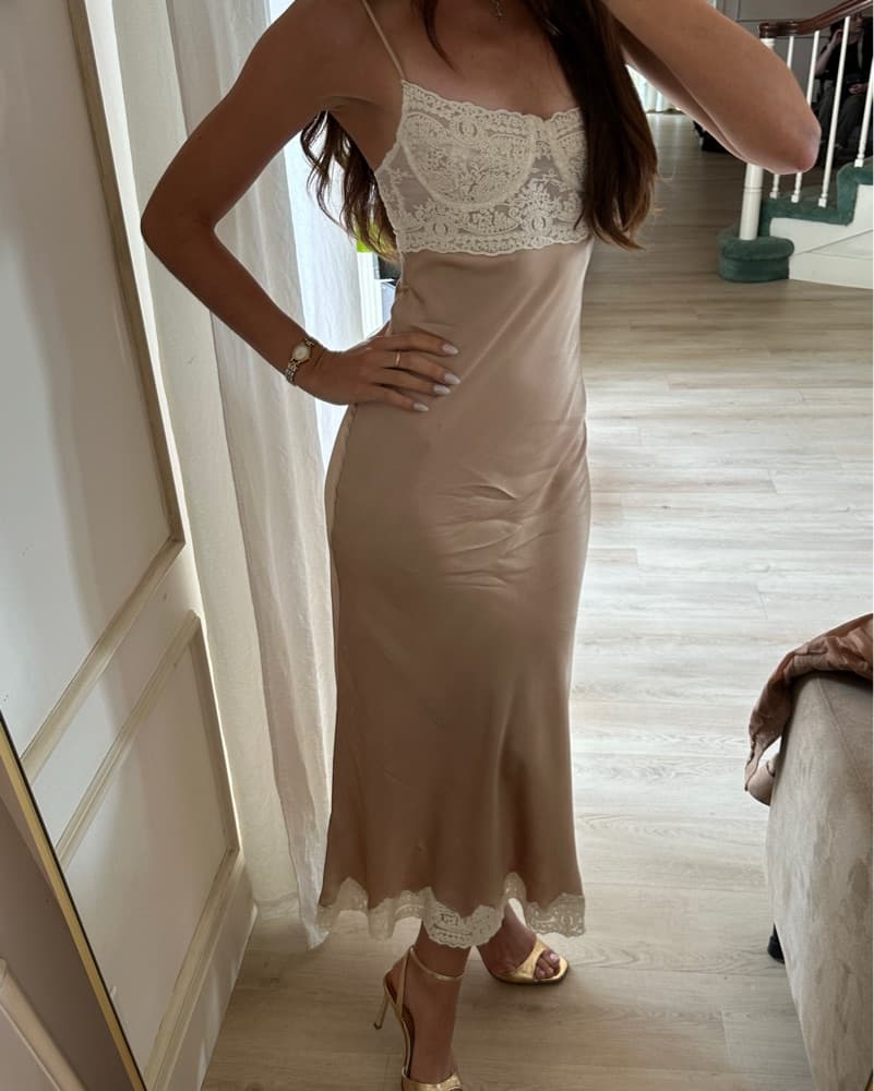 Bargot Champagne Dress - Image 1