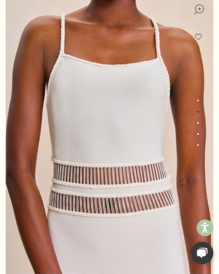 Cult Gaia Kiki Dress White - Image 3