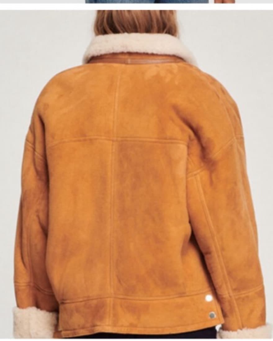 Sandro Shearling Coat  - Image 3