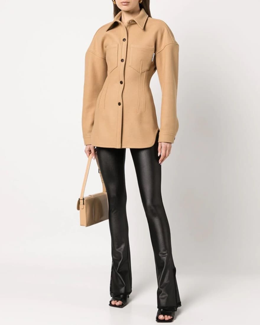 Cinched Wool Jacket - Image 1