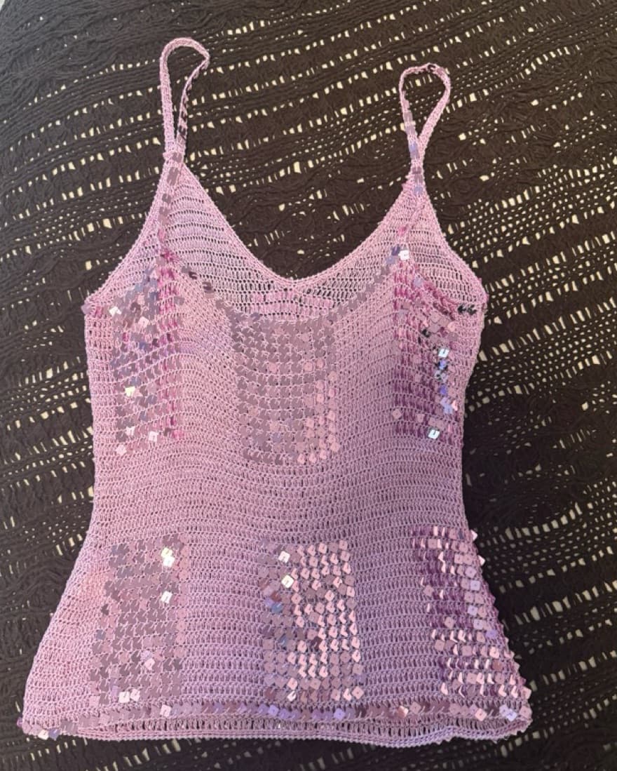 Crochet Sequin Top - Image 2