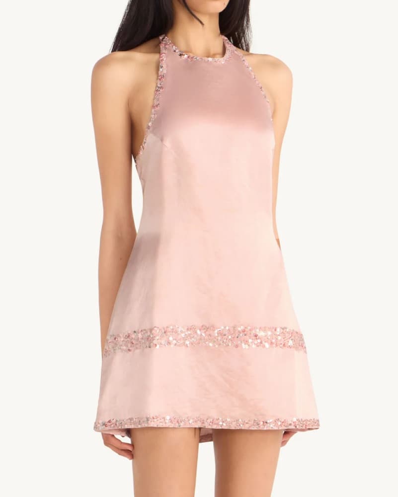 Asta Resort Marina Beaded Mini Dress - Image 2