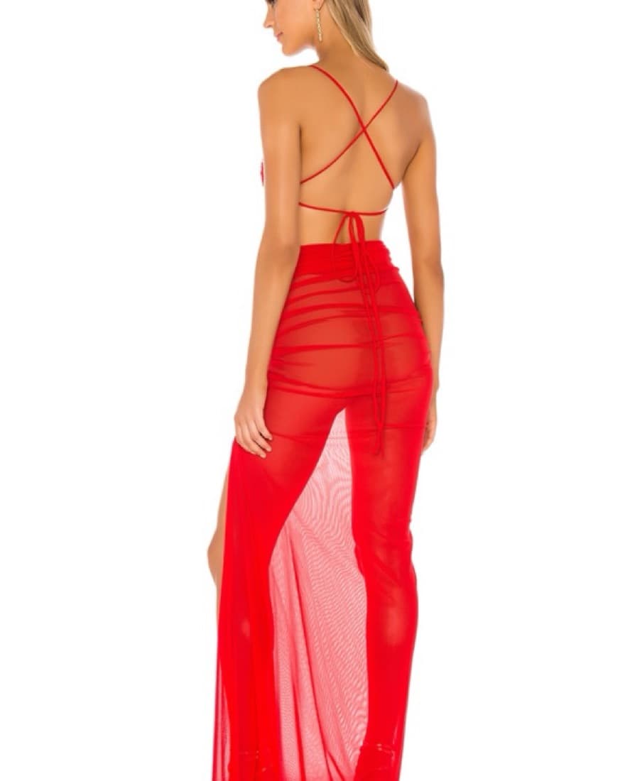 Revolve Follie Gown In Red - Image 4