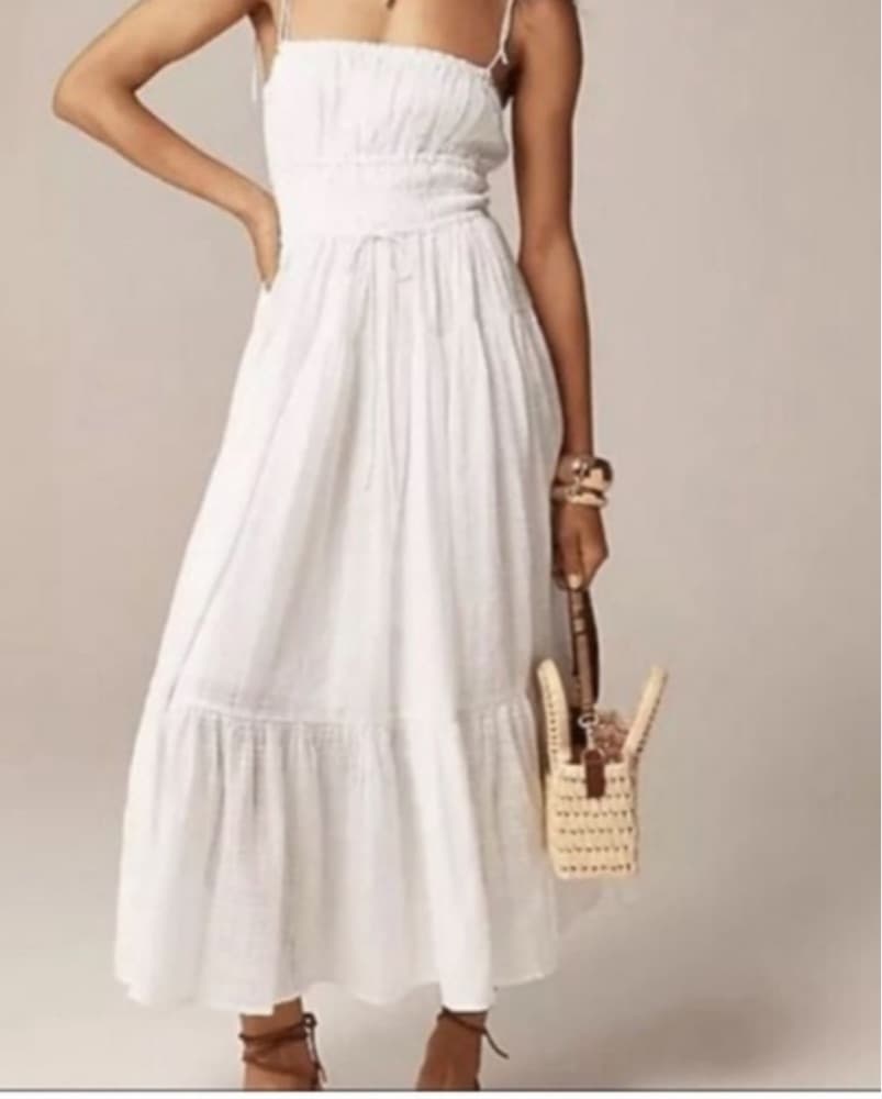 J. Crew Clio Textured Gauze Dress - Image 2