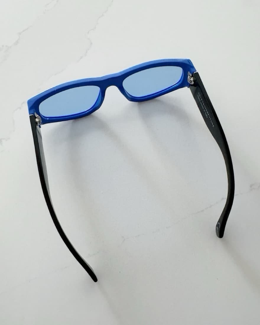 Unisex Blue Retrosuperfuture Sunglasses - Image 2