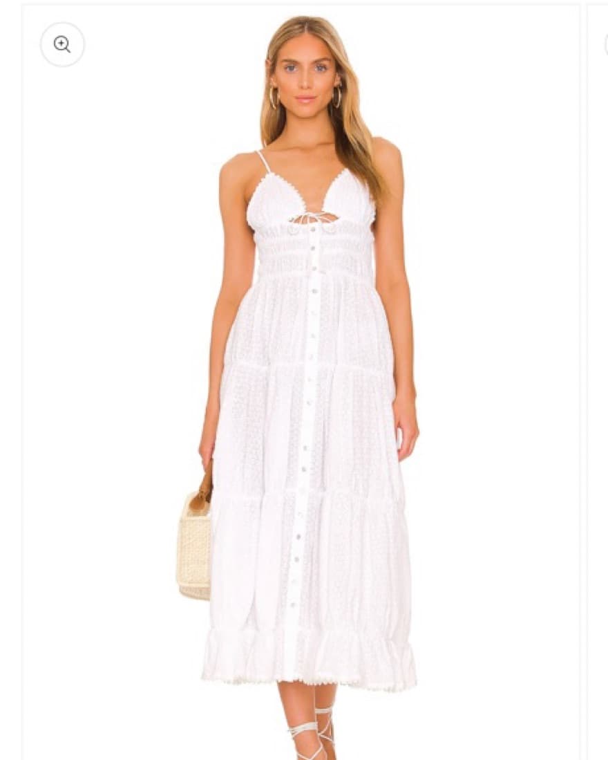 White Midi Dress - Image 1