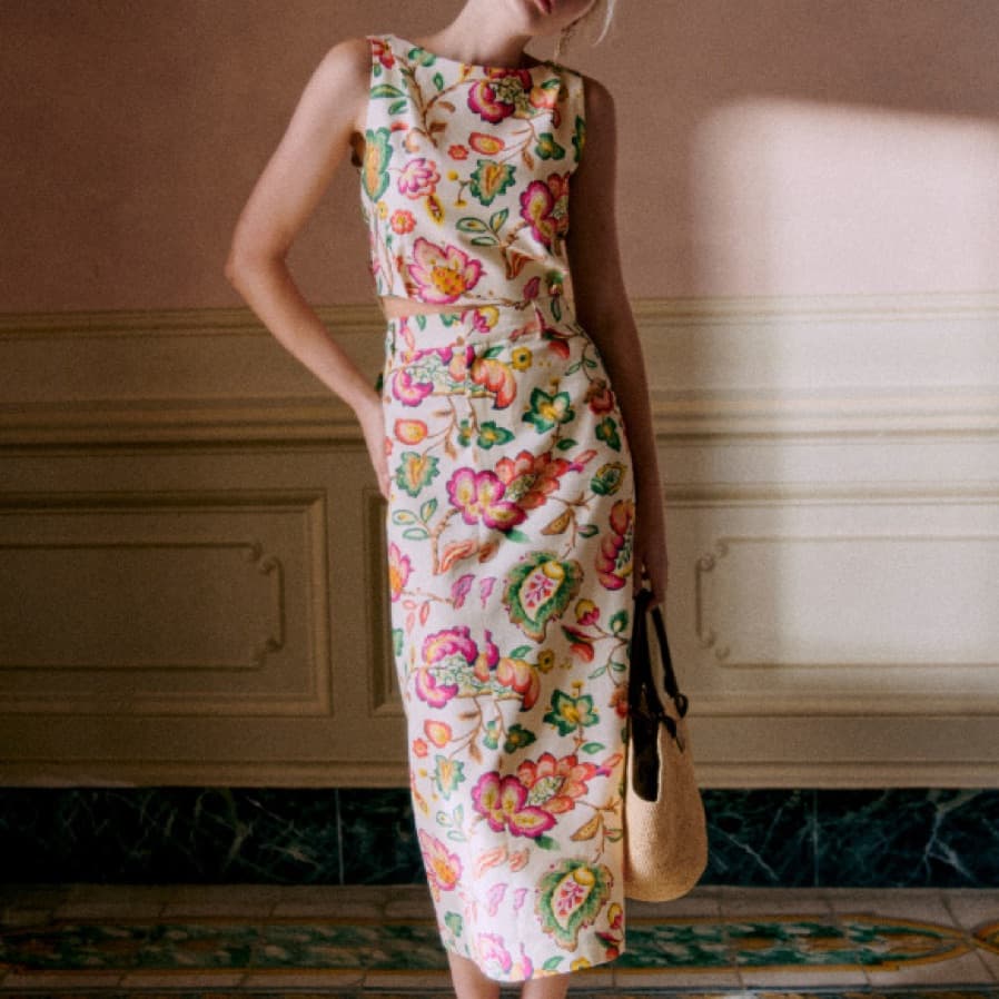 Sezane Claire Blouse And Skirt - Image 1