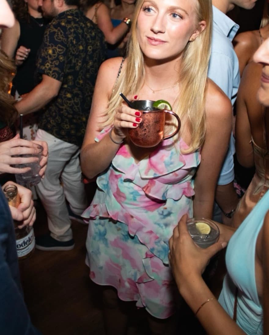  Floral Cocktail Dress - Image 3