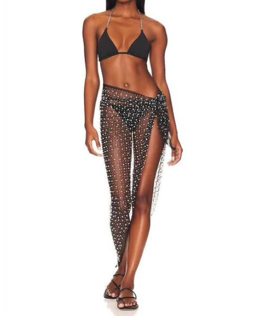 Sin City Sarong In Black - Image 1