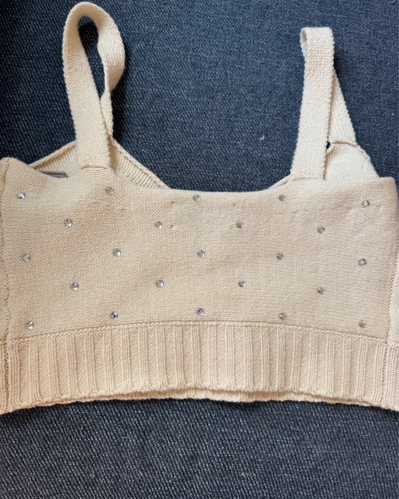 ZADIG & VOLTAIRE embellished knit crop! - Image 2
