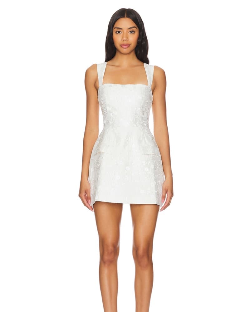 Amanda Uprichard Bethany Romper in White - Image 1