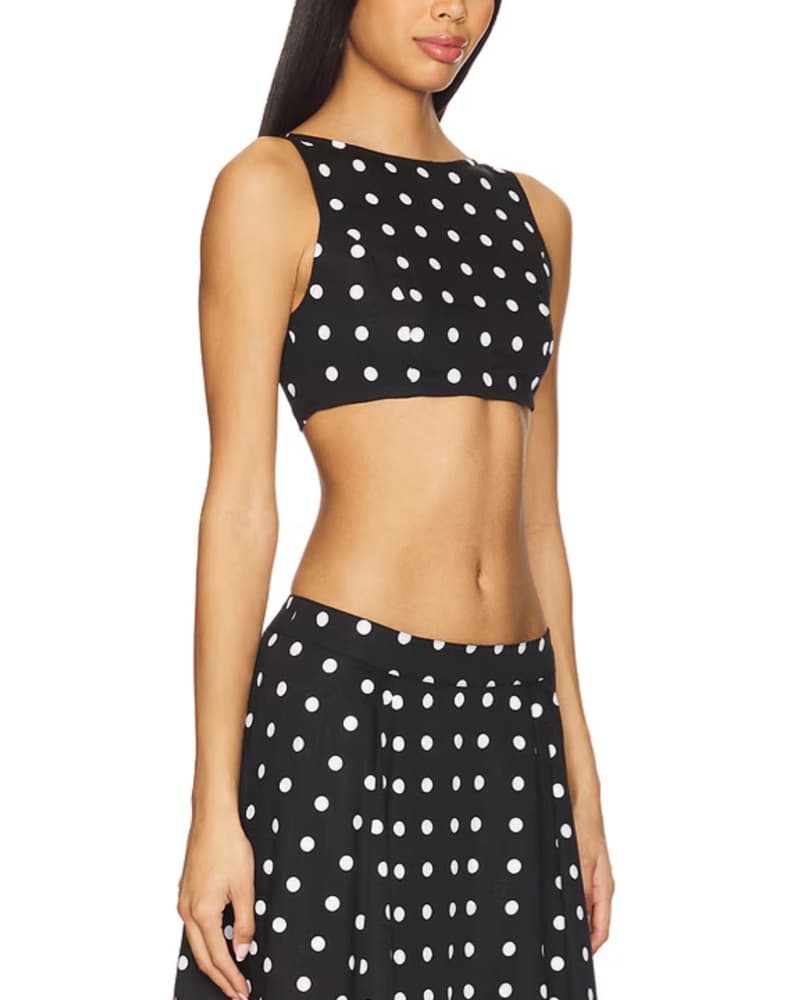 EB Denim Polka Dot Skirt Set - Image 2