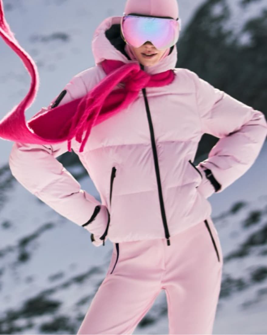 Pink ski Pants | flare  - Image 2