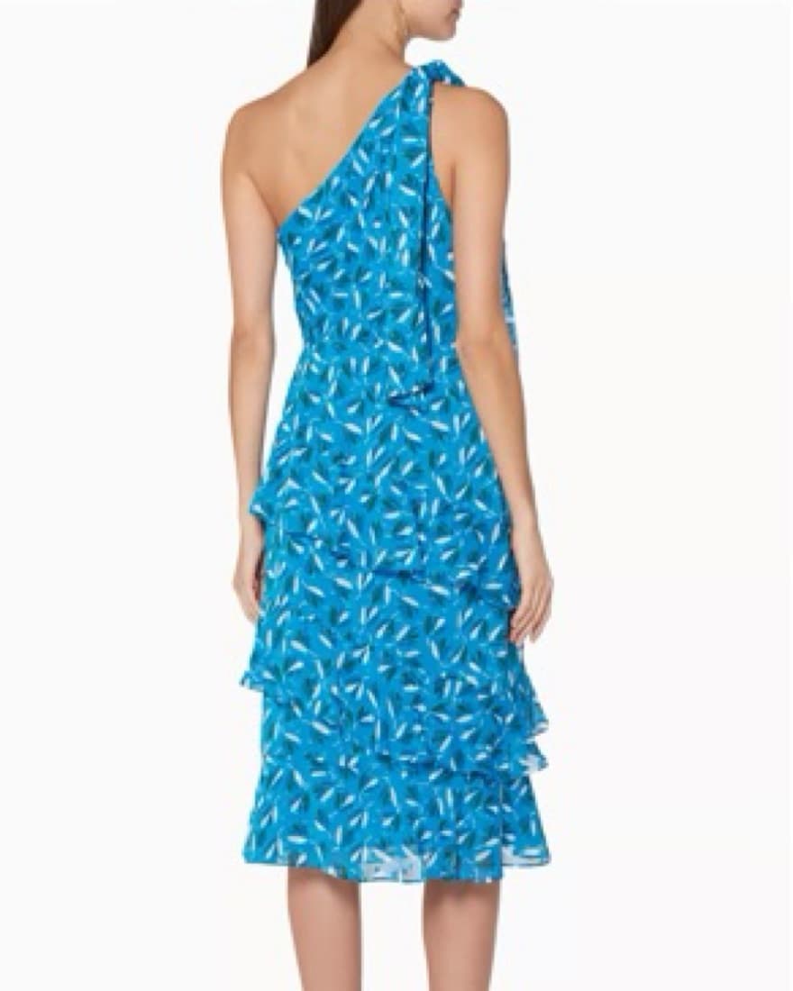 Whistles one shoulder midi dress  - Image 2