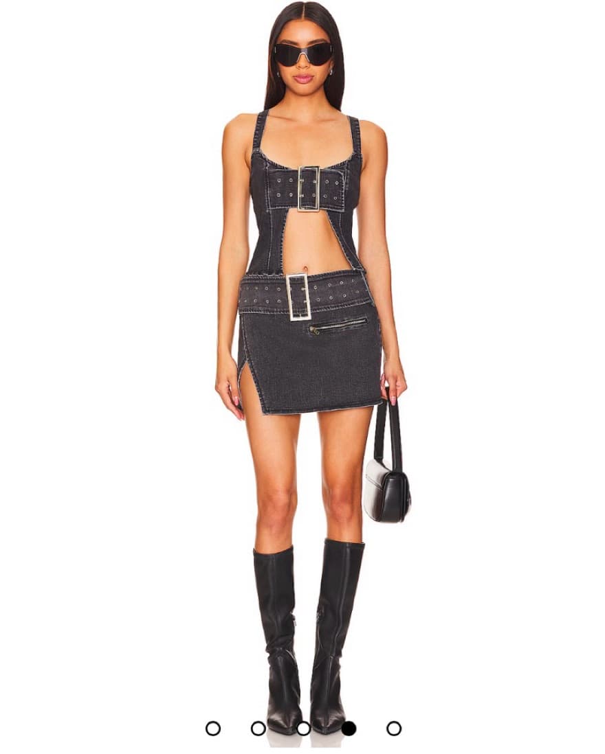 BY.DYLN Vintage Black Denim Set - Image 5