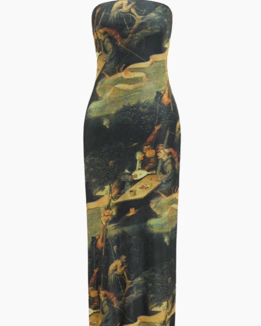 My “People Eating And Drinking Dress” - Image 1