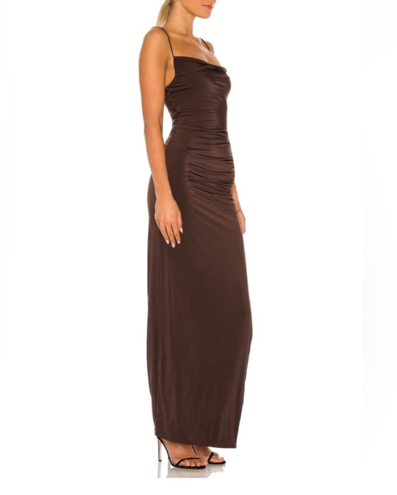 Brown Lovers and Friends Odessa dress - Image 2