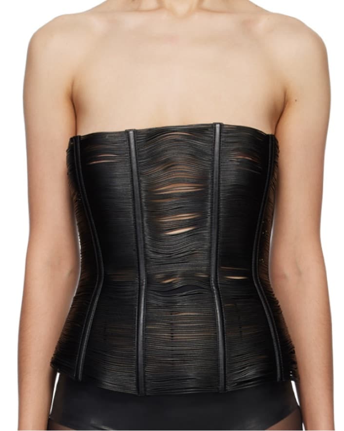 miaou leather hannah jewett corset - Image 1