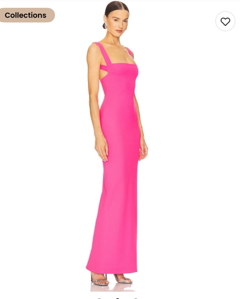 Solace London - Joni Magenta Maxi Dress - Image 2