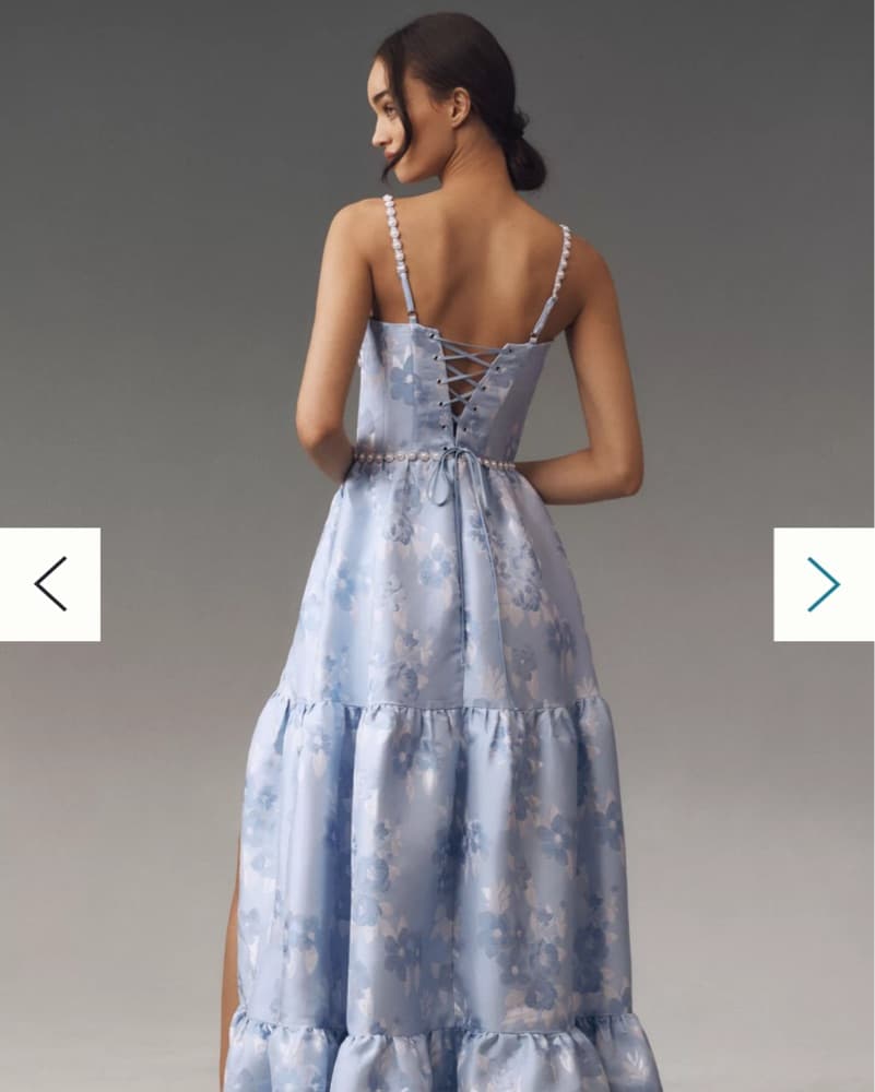 V. Chapman Lucetta Corset Tiered Maxi  - Image 2