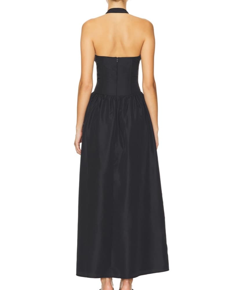 Black Maxi Sun Dress - Image 2