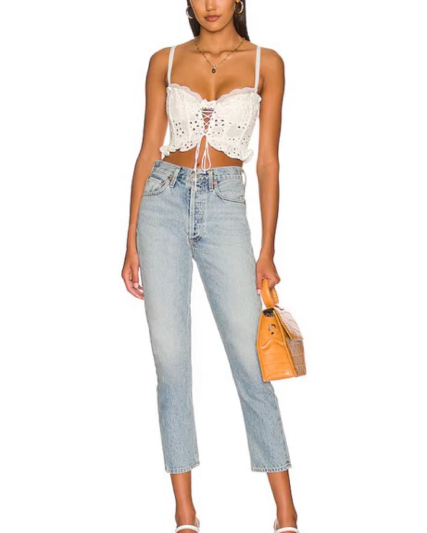 For Love & Lemons SADIE CORSET CROP TOP  - Image 4