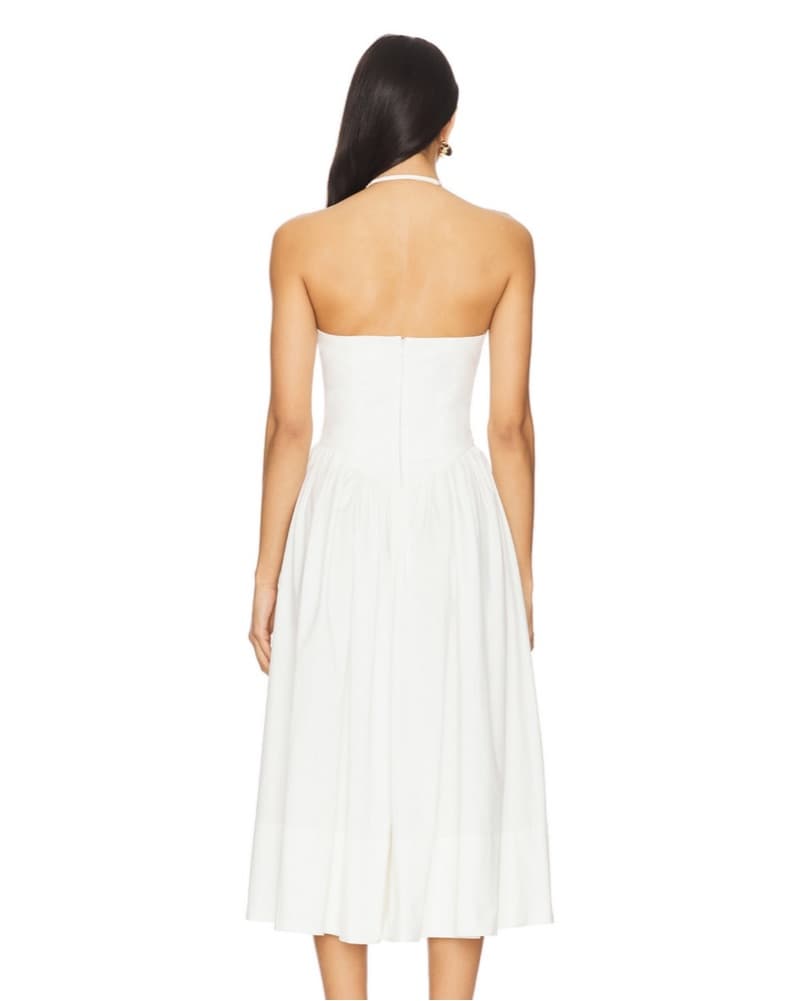 Camila Coelho White Midi Dress - Image 2