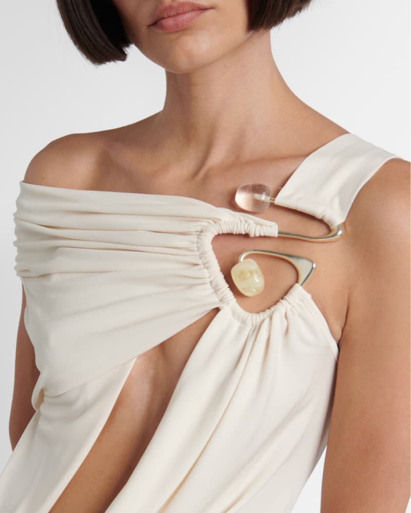 Christopher Esber Draped Jersey Dress - Image 3