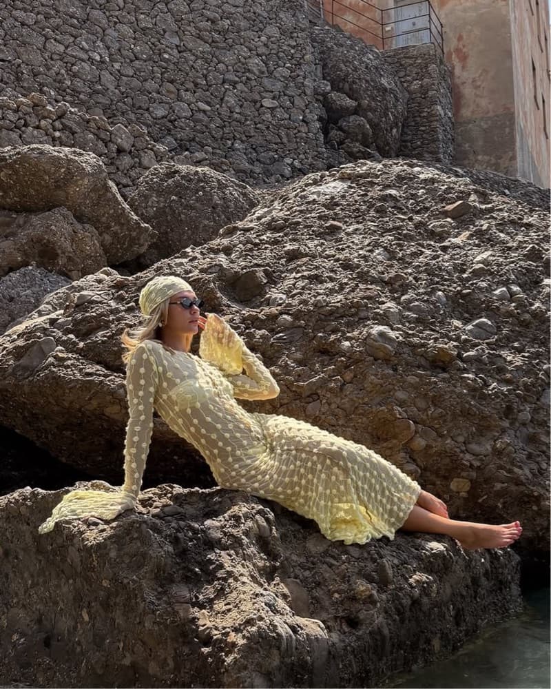 Marfa Lace Dress + Scarf - Image 2