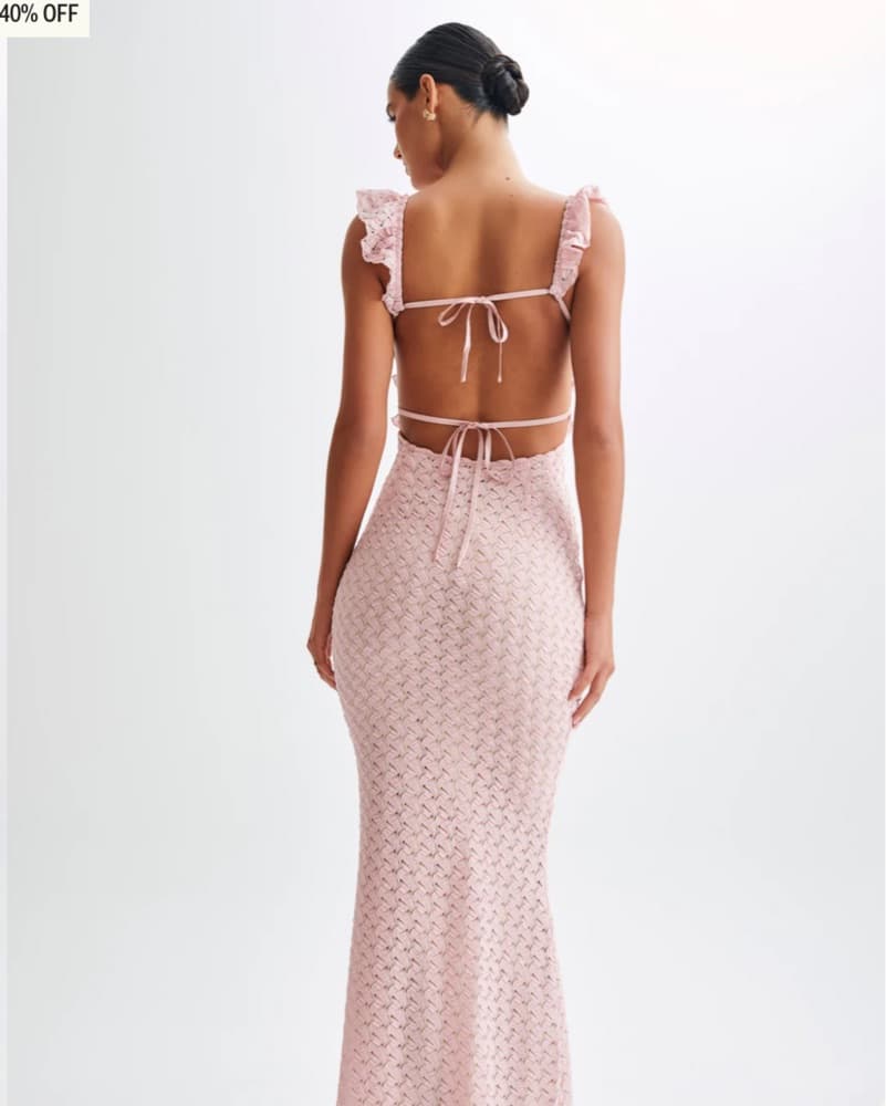 Alluring Lace Mermaid Gown - Image 4