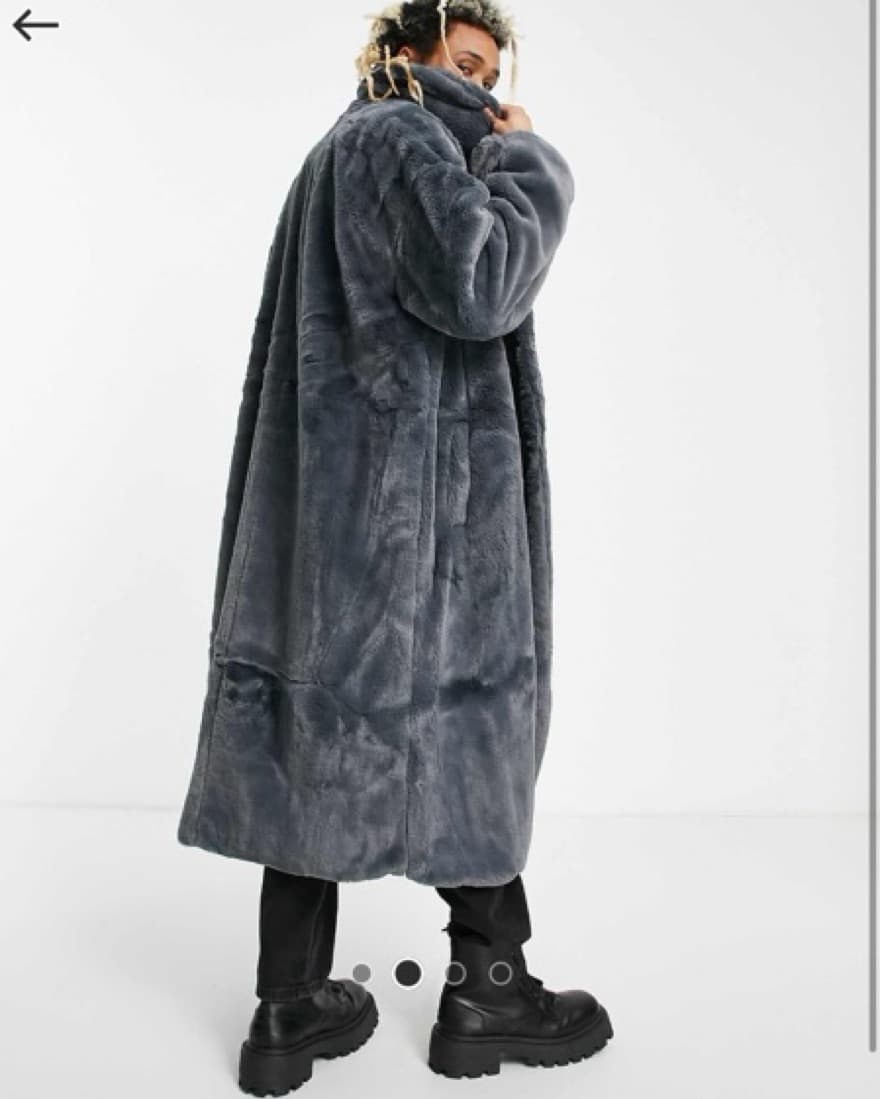 ASOS Fur Jacket  - Image 1