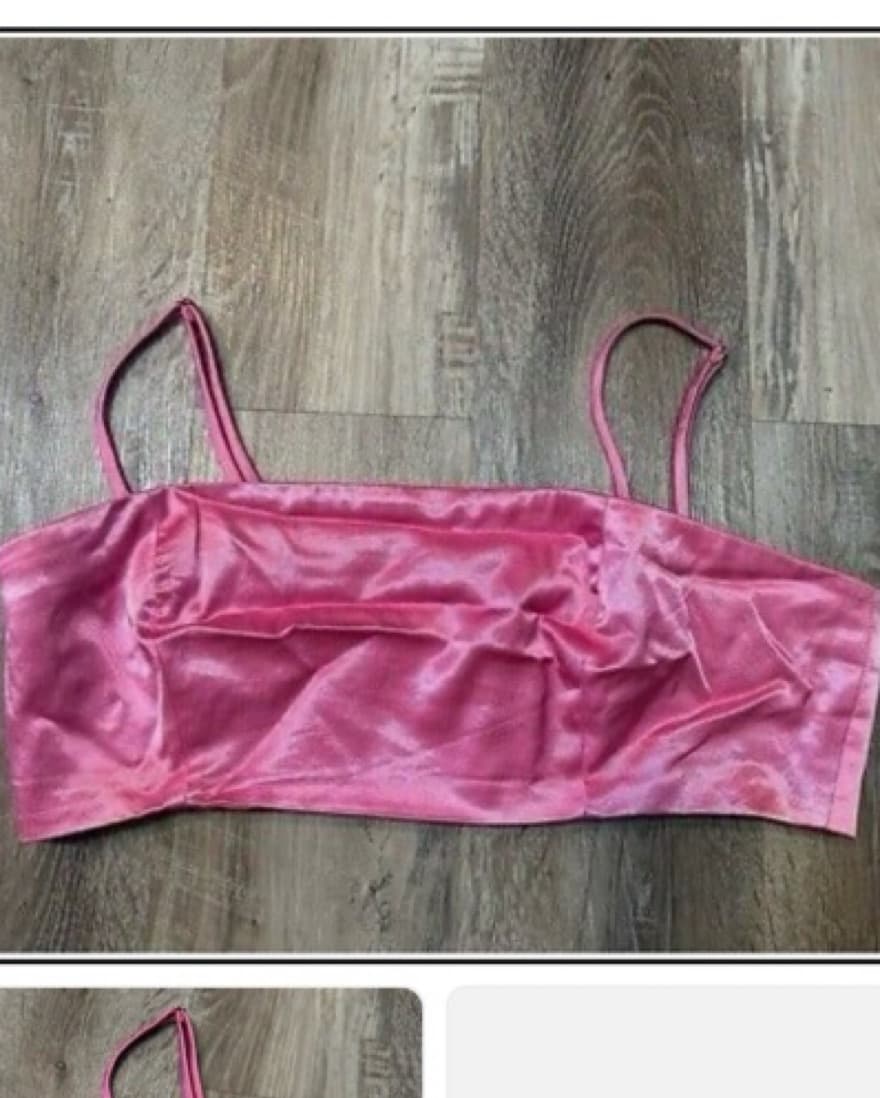 STAUD Bandeau Crop Top - Image 1