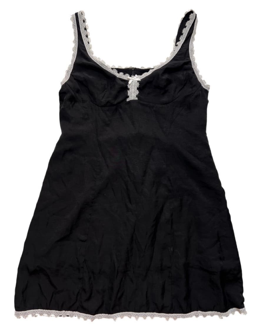 Princess Polly - Black Lace Trim Mini - Image 3