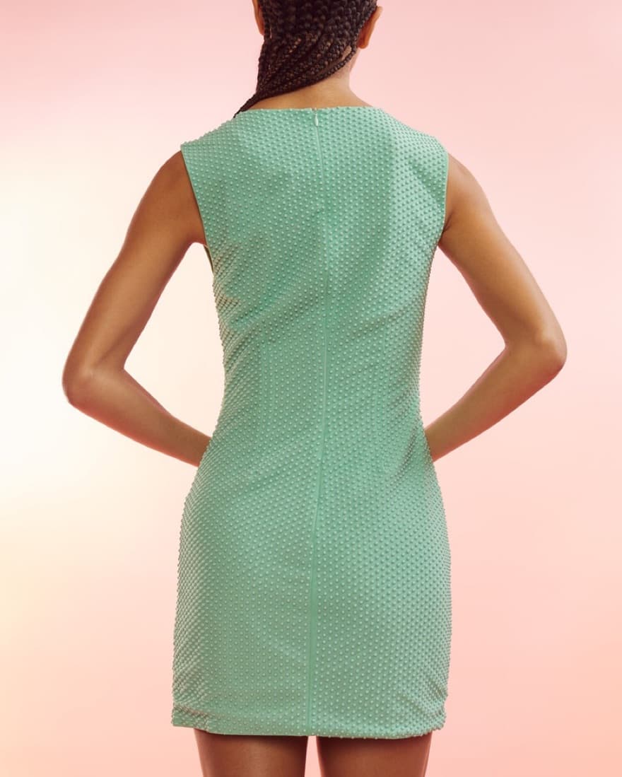 Cynthia Rowley Michi Dress In Mint Green - Image 5
