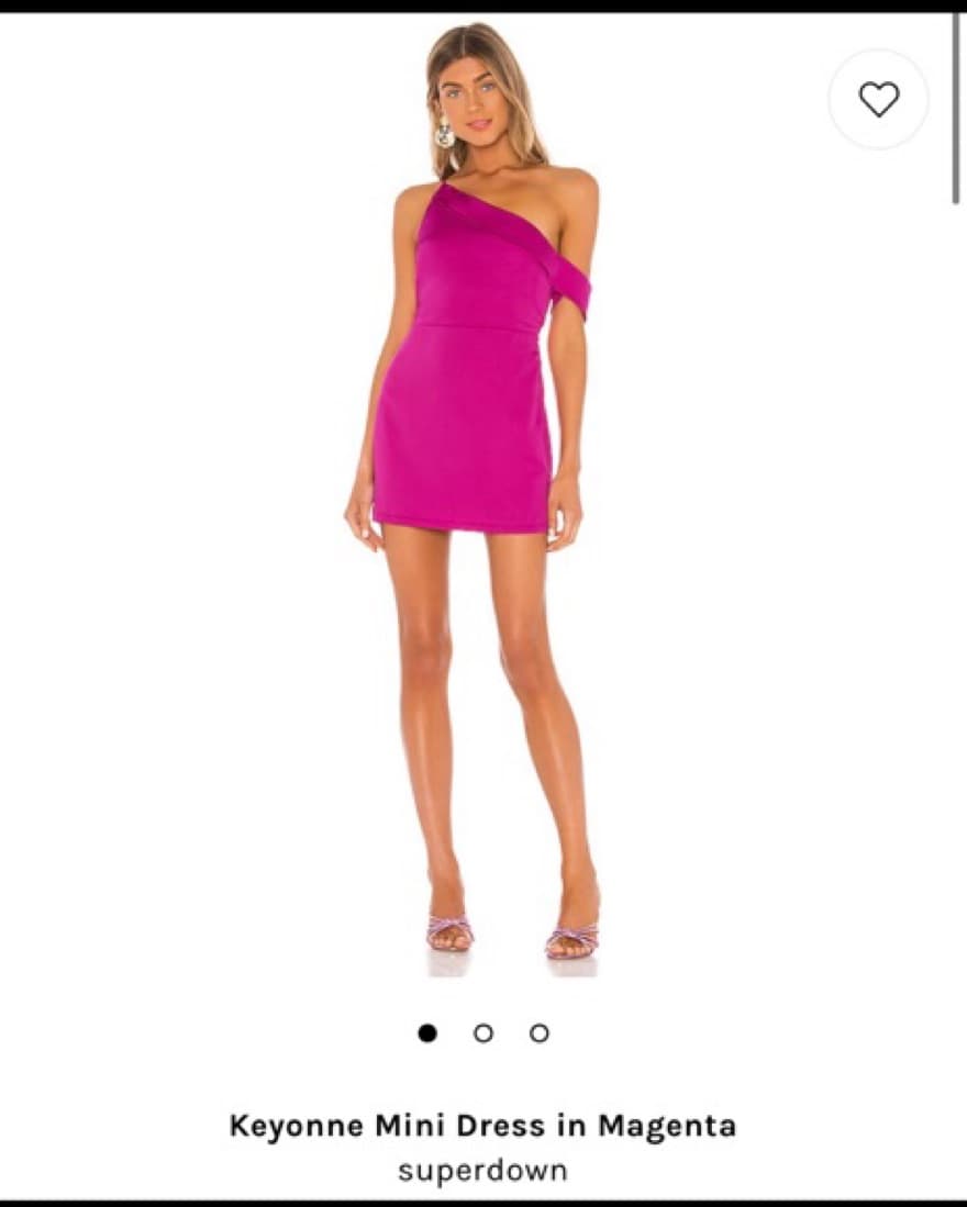 Magenta Superdown Mini Dress - Image 1