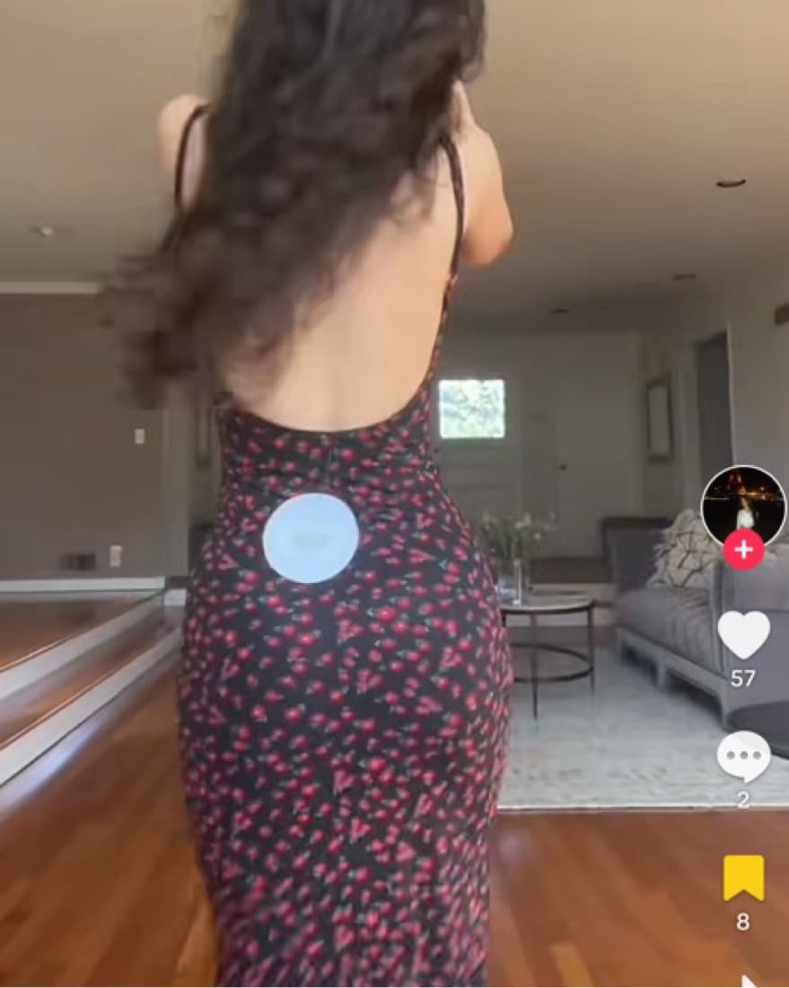 Backless Floral Dress  - Image 3