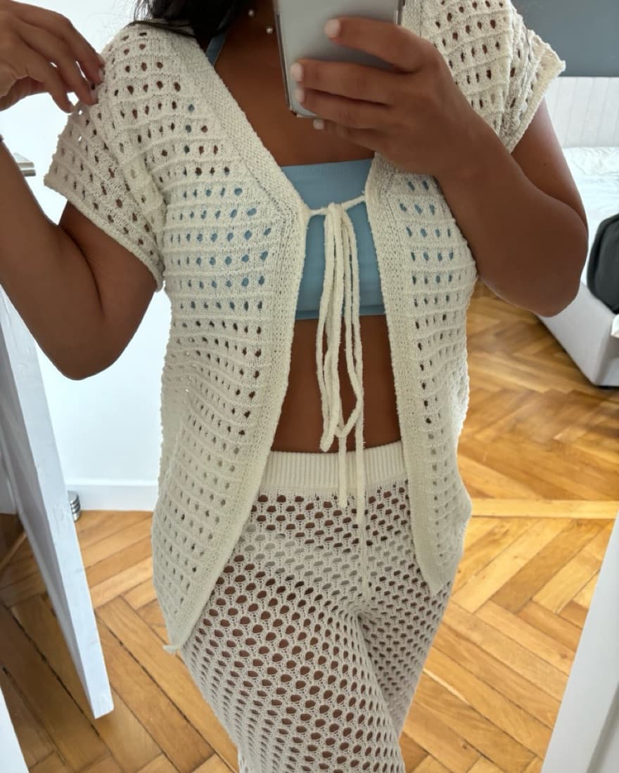 White Crotchet Set - Image 2