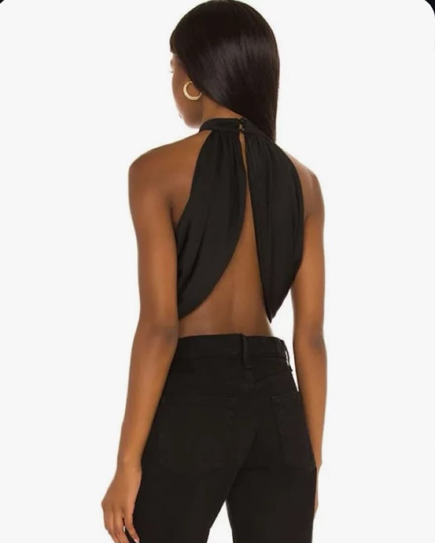 Superdown Emani Wrap Crop Top - Image 2