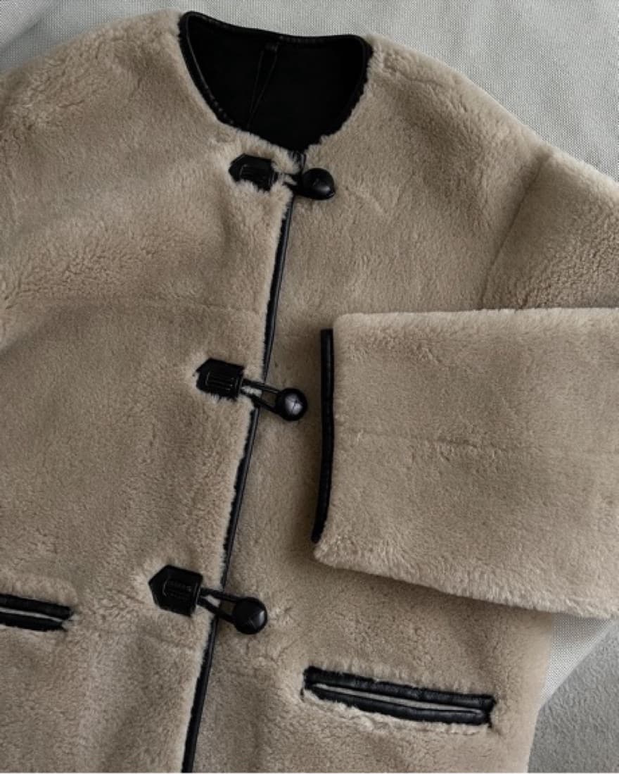 Mango Shearling Coat - Image 3