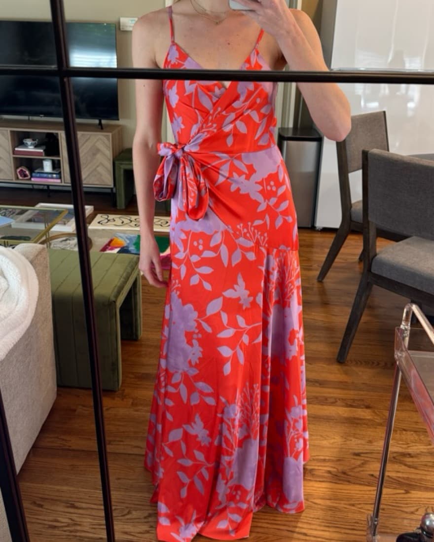 Hutch Floral Wrap Dress - Image 4