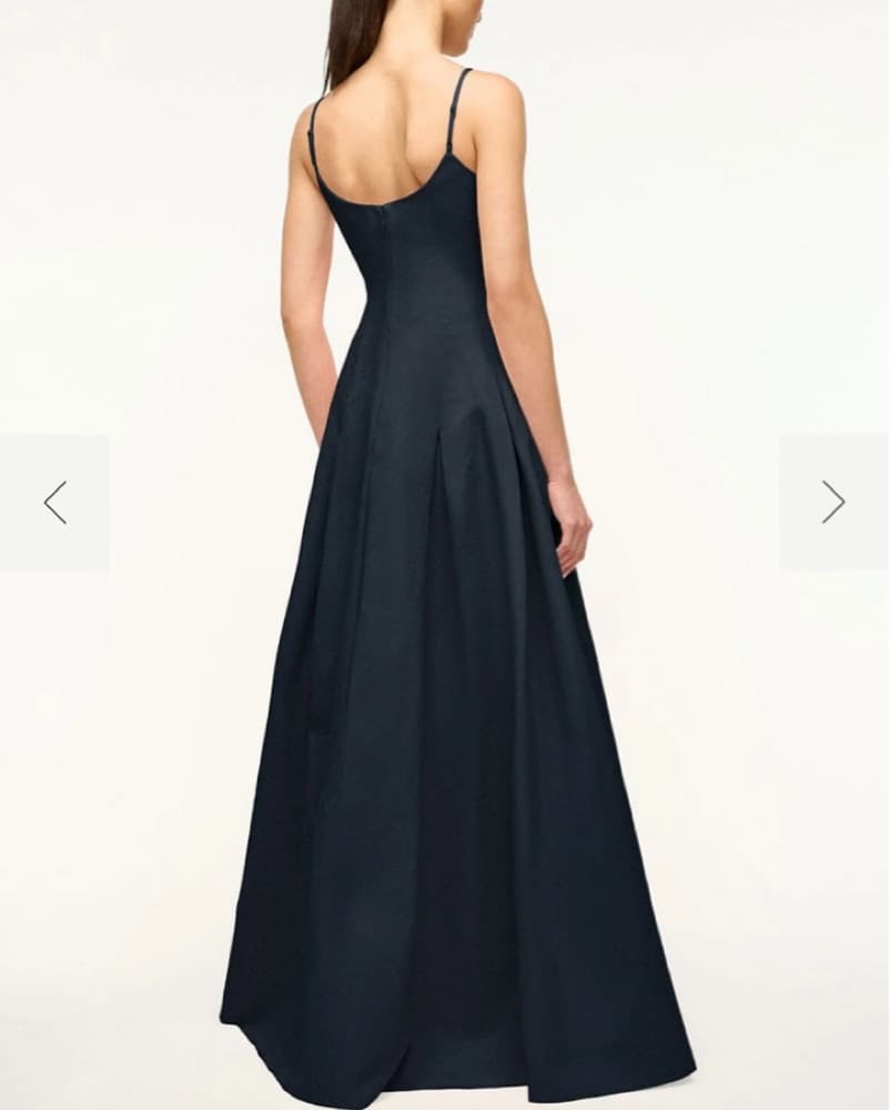 Staud Joy Navy Maxi Dress - Image 2