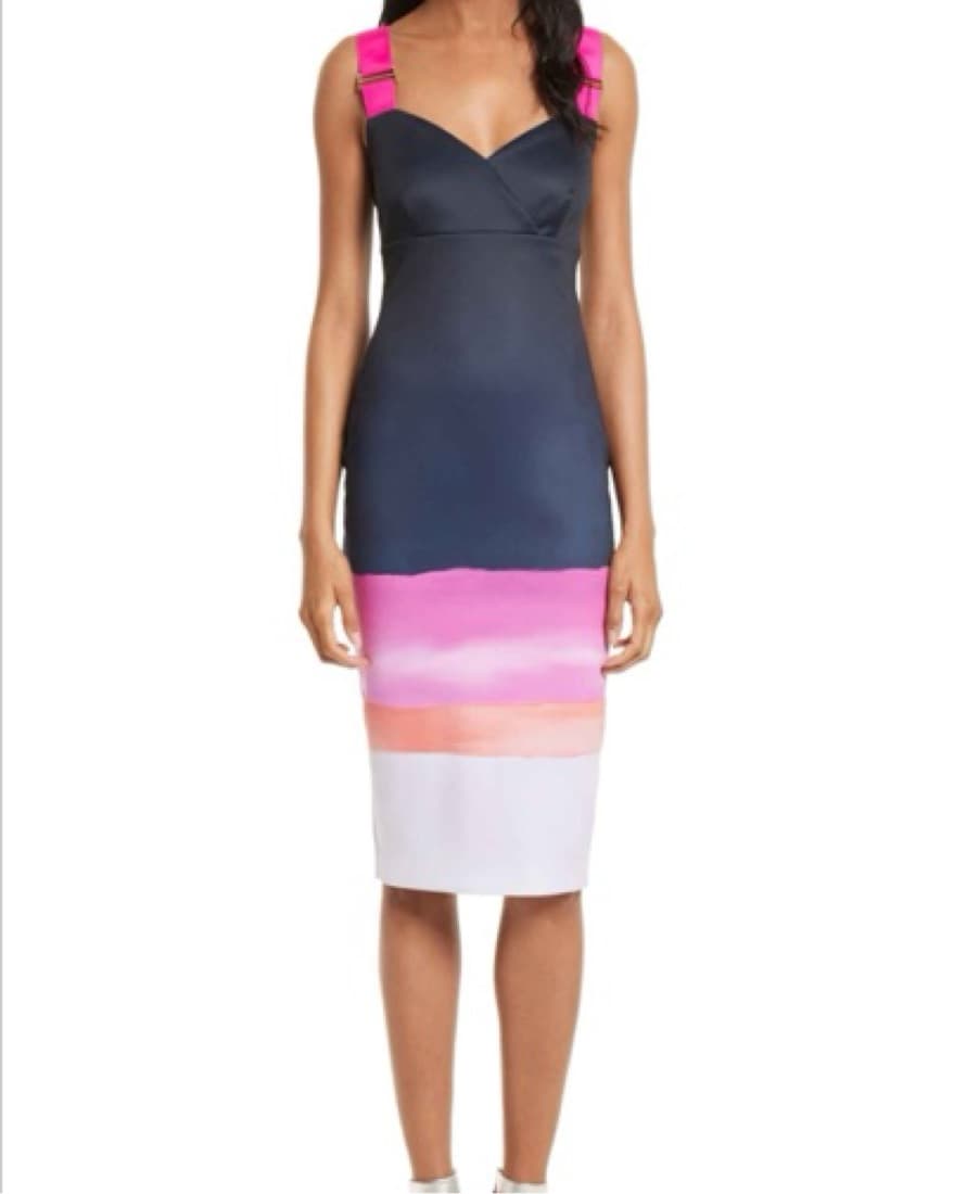 Ted Baker London Mosaic Buckle Midi - Image 1