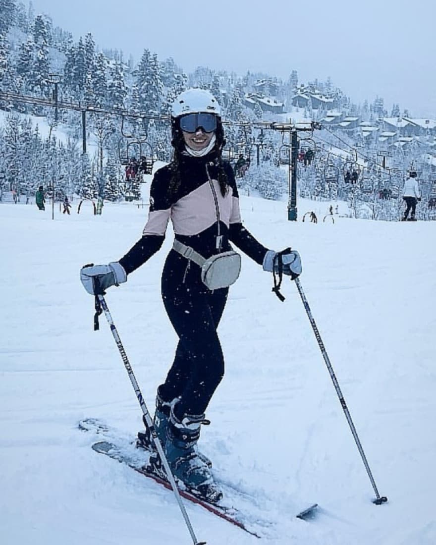 Cordova Ski Suit XS Navy Pink - Image 2