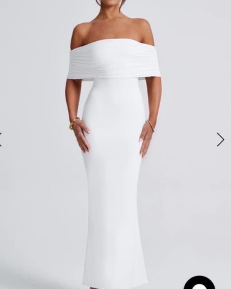 Babyboo Belinda Maxi Dress In White  - Image 4