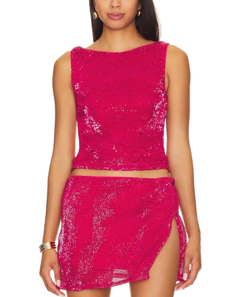 Selma Set In Magenta Pink  - Image 3