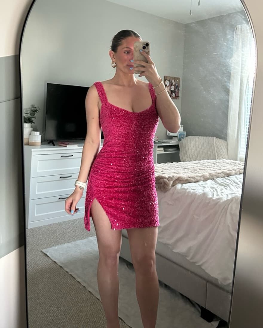 Princess Polly Pink Sequin Dress  - Image 6
